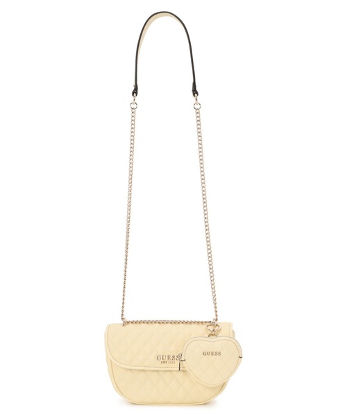 Guess(ゲス)の「ATABEY Convertible Xbody Flap ショルダーバッグ (ショルダーバッグ・レディース・イエロー/グリーン/ブラック/オフホワイト・ONE SIZE)」の10枚目の写真