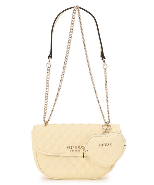 Guess(ゲス)の「ATABEY Convertible Xbody Flap ショルダーバッグ (ショルダーバッグ・レディース・イエロー/グリーン/ブラック/オフホワイト・ONE SIZE)」の11枚目の写真