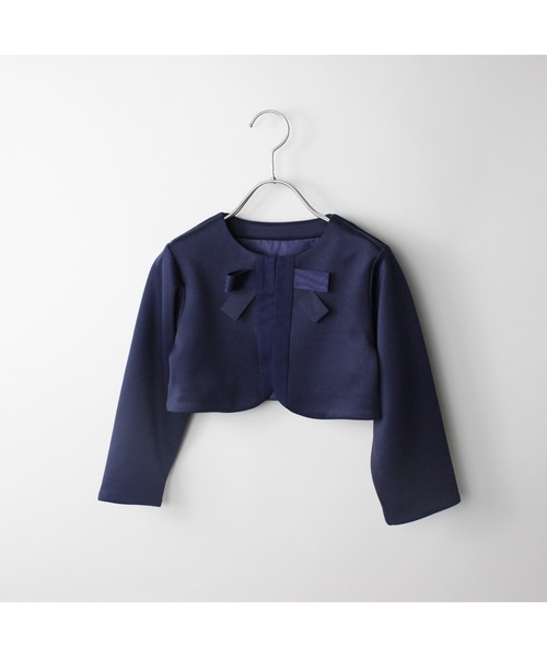 maarook（マルーク）の「ダンボールニットリボンボレロ（その他アウター・キッズ・ネイビー/グレー・110cm/120cm/130cm/100cm）」の10枚目の写真