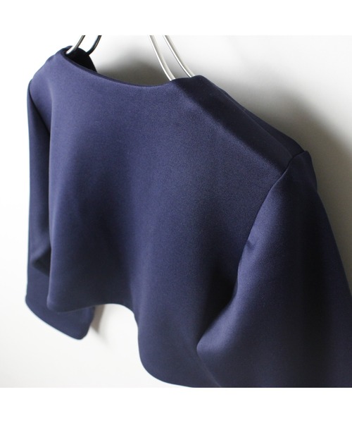 maarook（マルーク）の「ダンボールニットリボンボレロ（その他アウター・キッズ・ネイビー/グレー・110cm/120cm/130cm/100cm）」の16枚目の写真