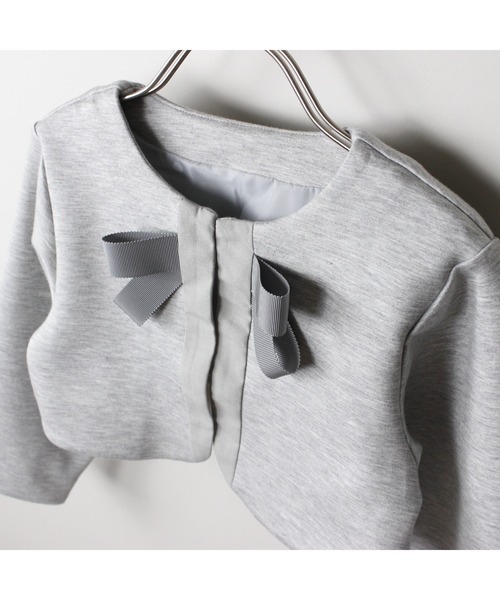 maarook（マルーク）の「ダンボールニットリボンボレロ（その他アウター・キッズ・ネイビー/グレー・110cm/120cm/130cm/100cm）」の18枚目の写真