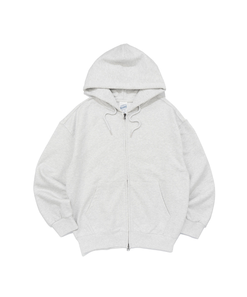 BECANVAS(ビキャンバス)の「BECANVAS OVERFIT 2WAY HOOD ZIP-UP (LIGHT MELANGE)(パーカー・レディース・その他・S/M/L/XL)」の1枚目の写真