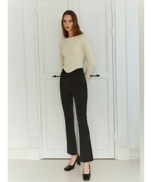 LETQSTUDIO（レチケットスタジオ）の「ユ ウエストパンツ 2カラー（スラックス）」