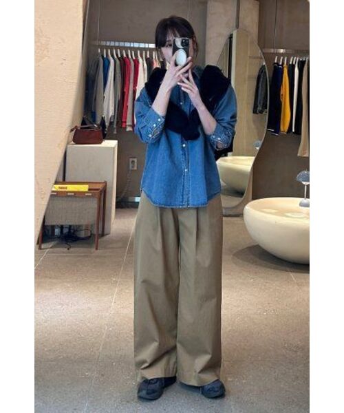SIYAZU（シヤジュ）の「SIPT7073 Chino Pants_Camel（その他パンツ・レディース・その他・S/M/L）」の3枚目の写真