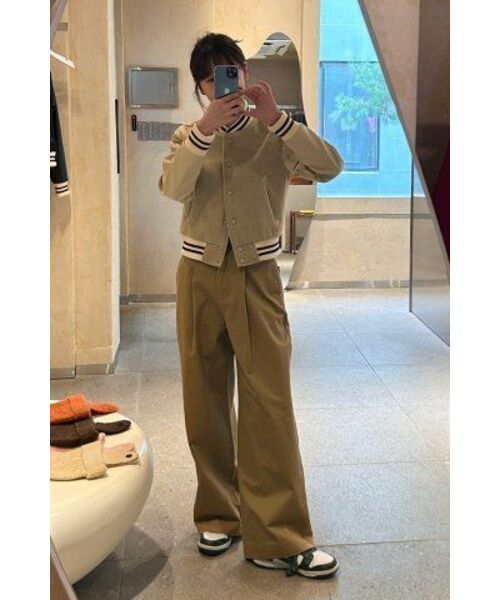 SIYAZU（シヤジュ）の「SIPT7073 Chino Pants_Camel（その他パンツ・レディース・その他・S/M/L）」の4枚目の写真
