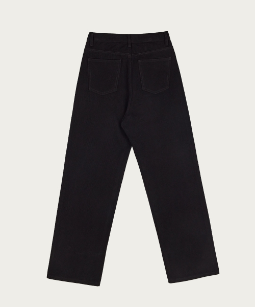 JINMANIA(ジンマニア)の「レディース ロングワイドデニムパンツ (ブラック)(デニムパンツ・レディース・その他・S/M/L/XL/XS)」の9枚目の写真