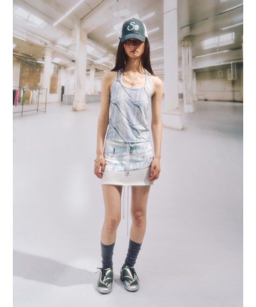 SOMSOC（ソムソック）の「HALIE HALTERNECK TOP_BLUE（Tシャツ/カットソー・レディース・その他・FREE）」の3枚目の写真