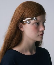 FUN FROM FUN（ファンフロムファン）の「HEART CUBIC HAIR CLIP, PINK（ヘアピン）」