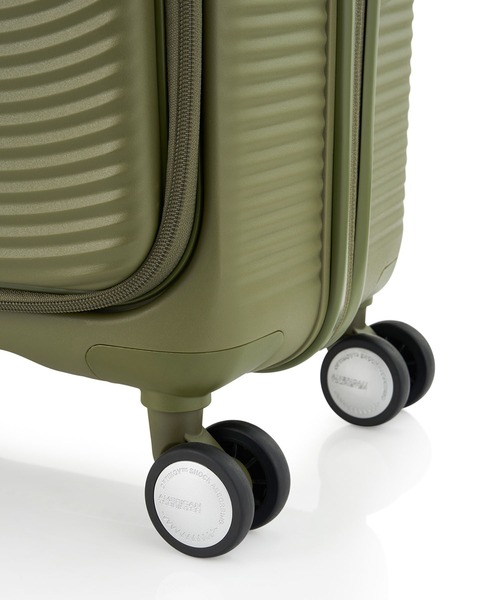 AMERICAN TOURISTER(アメリカンツーリスター)の「アメリカンツーリスター CURIO スピナー55/20 EXP ブックオープニング カーキ(スーツケース/キャリーバッグ・レディース・カーキ・S)」の3枚目の写真