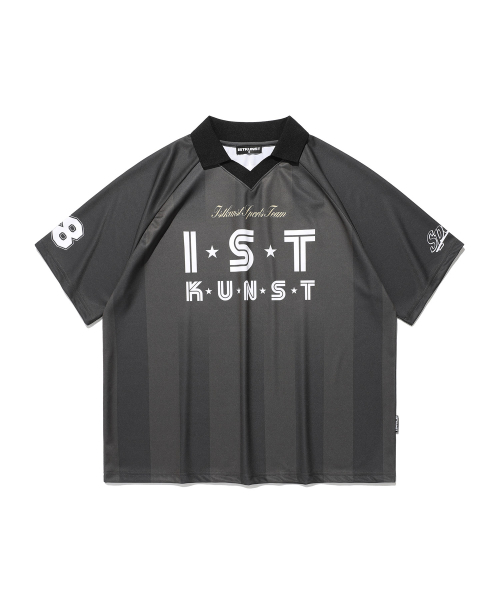 ISTKUNST(イストクンスト)の「サッカージャージ_アッシュカーキ(IK2FMMT540A)(Tシャツ/カットソー・レディース・その他・L/M)」の1枚目の写真