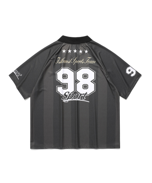 ISTKUNST(イストクンスト)の「サッカージャージ_アッシュカーキ(IK2FMMT540A)(Tシャツ/カットソー・レディース・その他・L/M)」の2枚目の写真