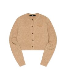 LMC( )��WM SCRIPT HAIRY KNIT CROPPED CARDIGAN beige(�J�[�f�B�K��/�{����)