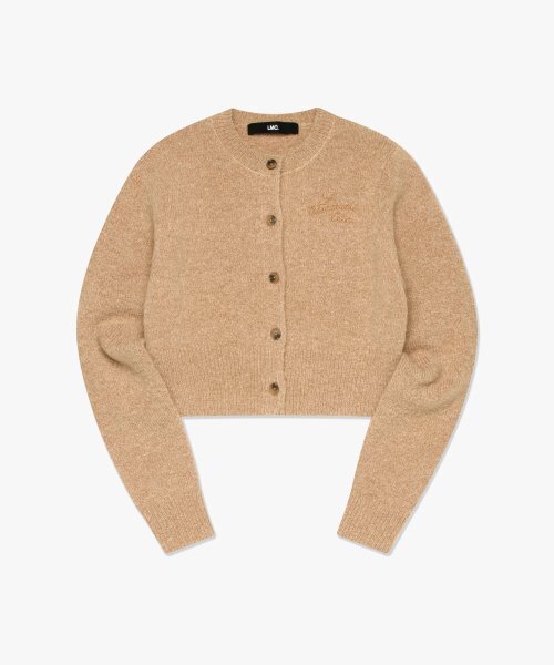 LMCの「WM SCRIPT HAIRY KNIT CROPPED CARDIGAN beige（カーディガン/ボレロ・レディース・その他・ONE SIZE）」の5枚目の写真