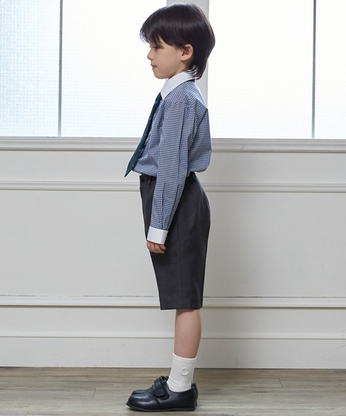 フォーマル】グレーJK+ハーフパンツセット（スーツセット）｜petit