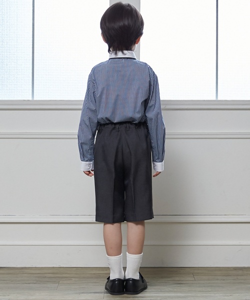 フォーマル】グレーJK+ハーフパンツセット（スーツセット）｜petit