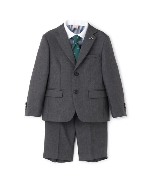 フォーマル】グレーJK+ハーフパンツセット（スーツセット）｜petit