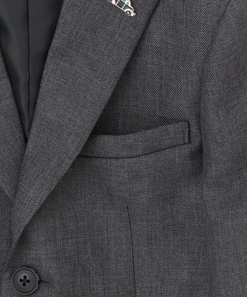 フォーマル】グレーJK+ハーフパンツセット（スーツセット）｜petit