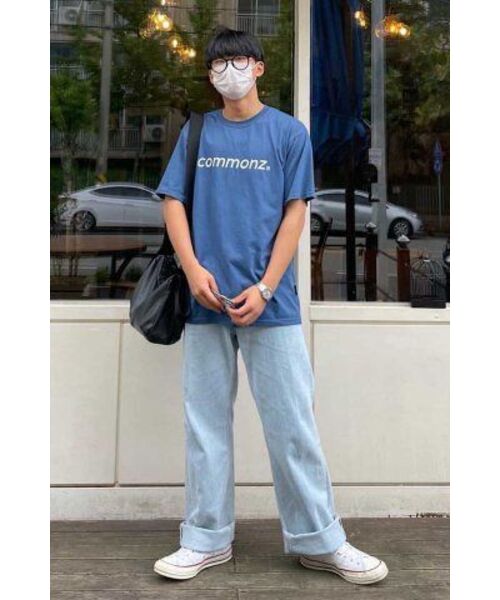 COMMONZ（コモンズ）の「ベーシックTシャツ_ブルー（Tシャツ/カットソー・レディース・その他・1/2）」の10枚目の写真