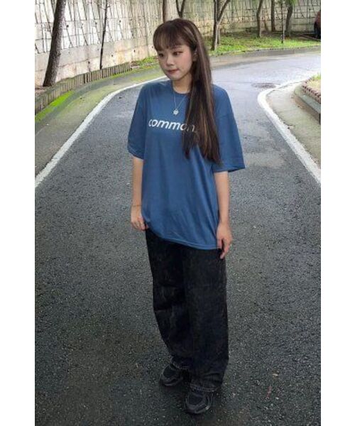 COMMONZ（コモンズ）の「ベーシックTシャツ_ブルー（Tシャツ/カットソー・レディース・その他・1/2）」の18枚目の写真