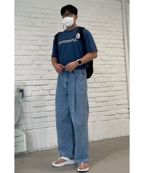 COMMONZ（コモンズ）の「ベーシックTシャツ_ブルー（Tシャツ/カットソー・レディース・その他・1/2）」の19枚目の写真