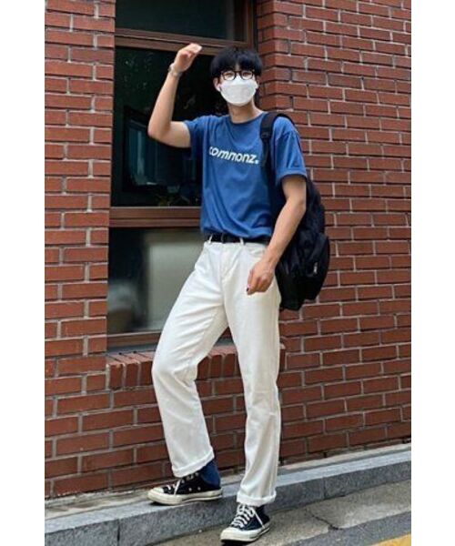 COMMONZ（コモンズ）の「ベーシックTシャツ_ブルー（Tシャツ/カットソー・レディース・その他・1/2）」の21枚目の写真