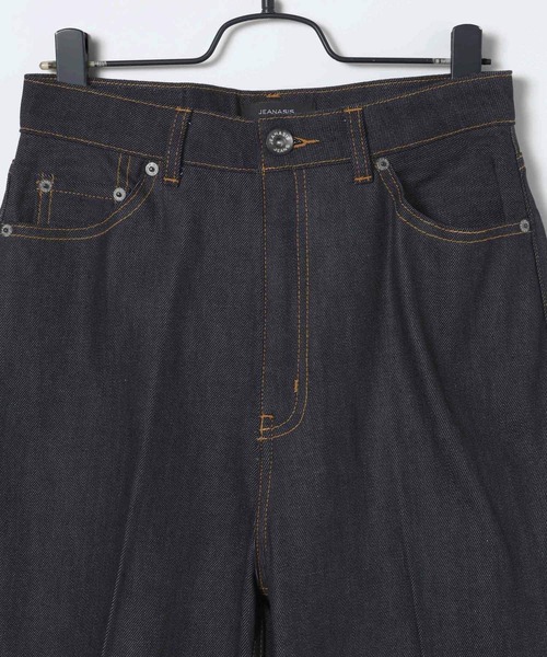 JEANASIS（ジーナシス）の「リジットストレートデニム/646767（デニムパンツ・レディース・ネイビー・MEDIUM/SMALL）」の3枚目の写真