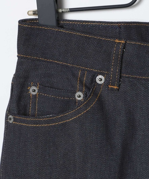 JEANASIS（ジーナシス）の「リジットストレートデニム/646767（デニムパンツ・レディース・ネイビー・MEDIUM/SMALL）」の4枚目の写真