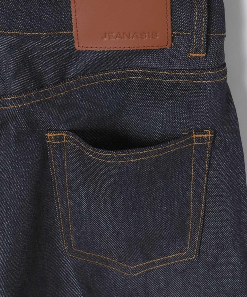 JEANASIS（ジーナシス）の「リジットストレートデニム/646767（デニムパンツ・レディース・ネイビー・MEDIUM/SMALL）」の8枚目の写真