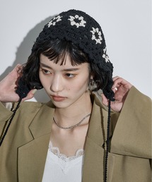 THE YOn（ザヨン）の「クロシェニットビーニー（ニットキャップ/ビーニー）」