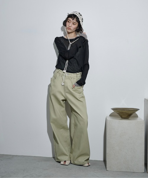 THE YOn（ザヨン）の「クロシェニットビーニー（ニットキャップ/ビーニー・レディース・ブラック/アイボリー・FREE）」の11枚目の写真