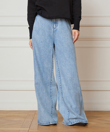 IENA LA BOUCLE | IENA LA BOUCLE ソフトデニムシルエットパンツ(デニムパンツ)
