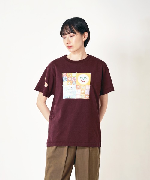 Common Noun(コモン ナウン)の「“SEA” Aimi Odawara 半袖T(Tシャツ/カットソー・レディース・ブルー系その他/ベージュ/ブラック系その他/ボルドー/ホワイト・XL/L/M)」の8枚目の写真