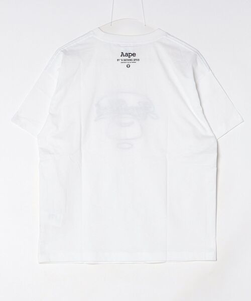 AAPE BY A BATHING APE(エーエイプバイアベイシングエイプ)の「AAPE BASIC TEE(Tシャツ/カットソー・レディース・ホワイト/ブラック・XX-SMALL/X-SMALL/SMALL)」の5枚目の写真