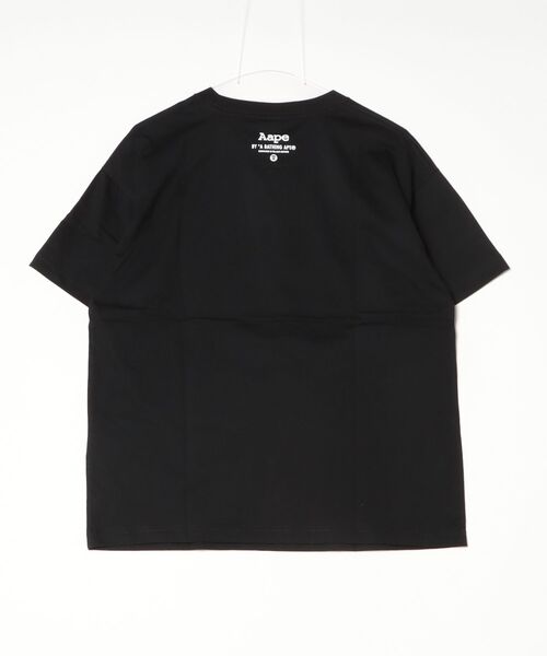 AAPE BY A BATHING APE(エーエイプバイアベイシングエイプ)の「AAPE BASIC TEE(Tシャツ/カットソー・レディース・ホワイト/ブラック・XX-SMALL/X-SMALL/SMALL)」の6枚目の写真