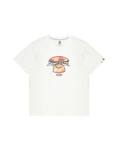 AAPE BY A BATHING APE(エーエイプバイアベイシングエイプ)の「AAPE BASIC TEE(Tシャツ/カットソー・レディース・ホワイト/ブラック・XX-SMALL/X-SMALL/SMALL)」の2枚目の写真