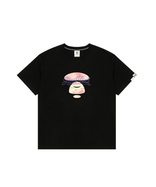 AAPE BY A BATHING APE(エーエイプバイアベイシングエイプ)の「AAPE BASIC TEE(Tシャツ/カットソー・レディース・ホワイト/ブラック・XX-SMALL/X-SMALL/SMALL)」の1枚目の写真
