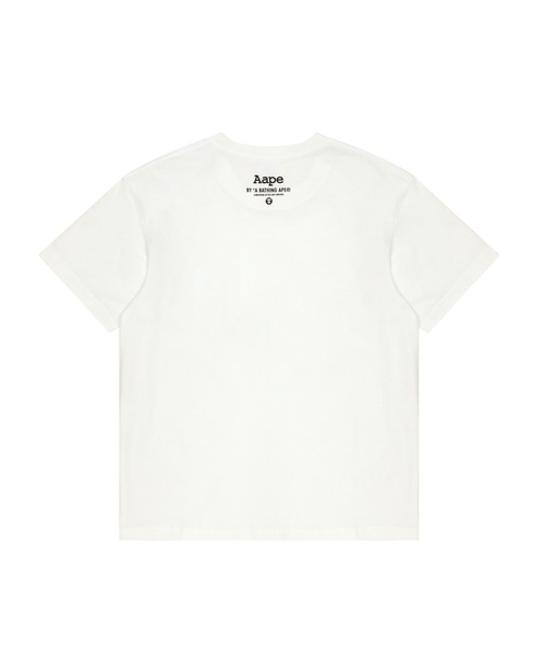 AAPE BY A BATHING APE(エーエイプバイアベイシングエイプ)の「AAPE BASIC TEE(Tシャツ/カットソー・レディース・ホワイト/ブラック・XX-SMALL/X-SMALL/SMALL)」の7枚目の写真