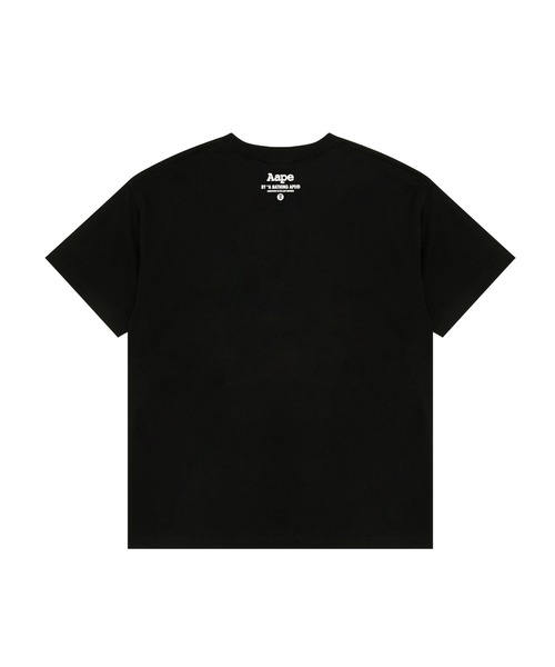 AAPE BY A BATHING APE(エーエイプバイアベイシングエイプ)の「AAPE BASIC TEE(Tシャツ/カットソー・レディース・ホワイト/ブラック・XX-SMALL/X-SMALL/SMALL)」の3枚目の写真