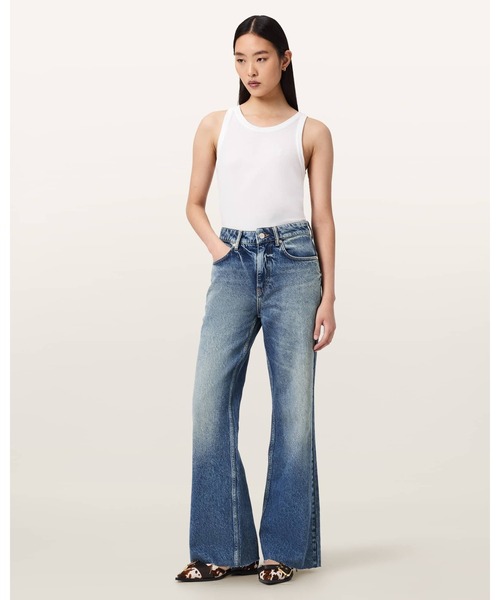 ALLSAINTS(オールセインツ)の「EMBER FLARE JEAN(デニムパンツ・レディース・インディゴブルー・25/26/27)」の6枚目の写真