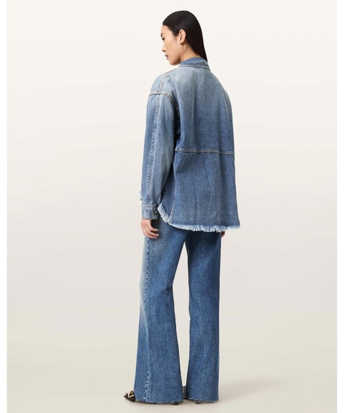 ALLSAINTS(オールセインツ)の「EMBER FLARE JEAN(デニムパンツ・レディース・インディゴブルー・25/26/27)」の7枚目の写真