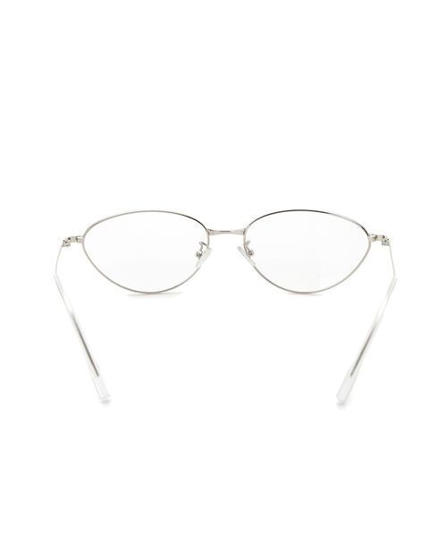 emmi(エミ)の「キャットアイメタルフレームメガネ(メガネ・レディース・シルバー・F)」の4枚目の写真