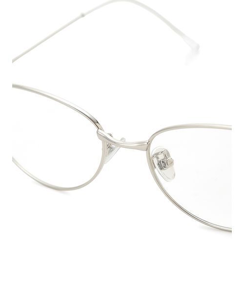 emmi(エミ)の「キャットアイメタルフレームメガネ(メガネ・レディース・シルバー・F)」の5枚目の写真