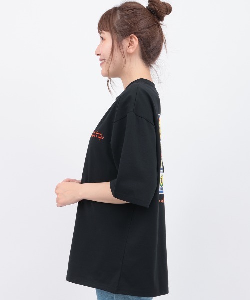 チチカカ(チチカカ)の「メキシコタイルプリントTシャツ【ユニセックス】(Tシャツ/カットソー・メンズ・ブラック/ホワイト・MEDIUM/LARGE)」の11枚目の写真