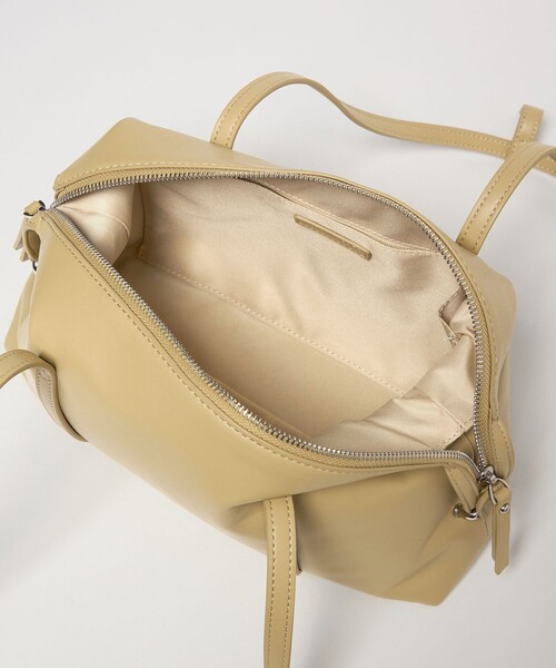 BEAUTY&YOUTH UNITED ARROWS(ビューティーアンドユースユナイテッドアローズ)の「ジップ スクエア ボストンバッグ(ショルダーバッグ・レディース・ダークブラウン/クリーム・FREE)」の22枚目の写真