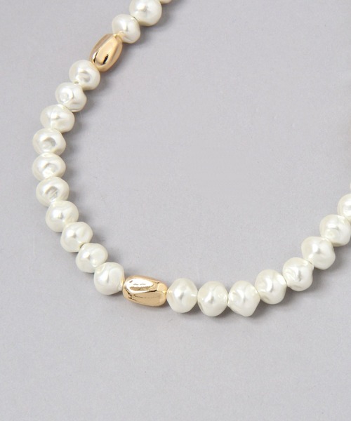 JEANASIS（ジーナシス）の「ルーセントパールネックレス/638301（ネックレス・レディース・ゴールド/シルバー・FREE）」の2枚目の写真