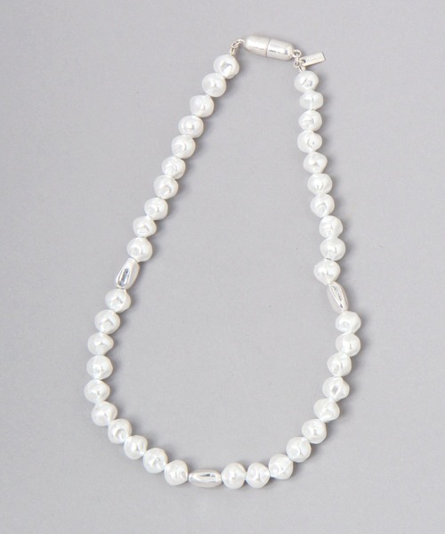 JEANASIS（ジーナシス）の「ルーセントパールネックレス/638301（ネックレス・レディース・ゴールド/シルバー・FREE）」の3枚目の写真