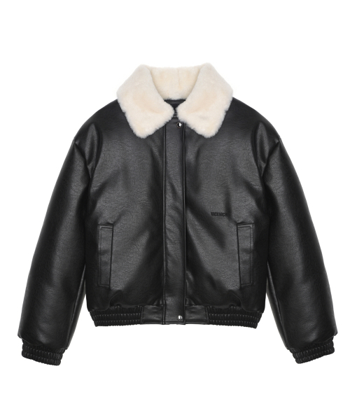 NICK&NICOLE(ニックアンドニコール)の「NICOLE HEAVY LEATHER MUSTANG_BLACK(ムートンコート・レディース・その他・FREE)」の4枚目の写真