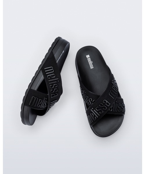 melissa(メリッサ)の「MELISSA COZY SLIDE M LOVER II AD(サンダル・レディース・ライトピンク/ダークグリーン/ブラック・35-36/37/39/38)」の5枚目の写真
