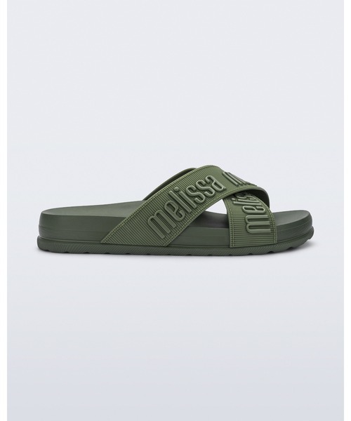 melissa(メリッサ)の「MELISSA COZY SLIDE M LOVER II AD(サンダル・レディース・ライトピンク/ダークグリーン/ブラック・35-36/37/39/38)」の6枚目の写真