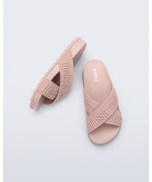 melissa(メリッサ)の「MELISSA COZY SLIDE M LOVER II AD(サンダル・レディース・ライトピンク/ダークグリーン/ブラック・35-36/37/39/38)」の11枚目の写真